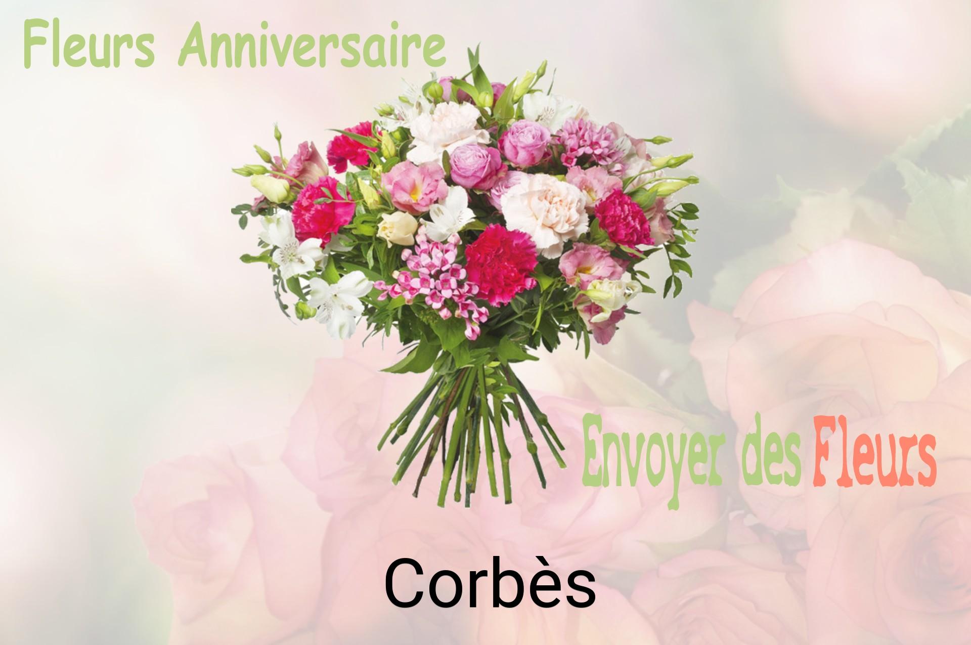 Bouquet de fleurs d’anniversaire livré à Corbès
